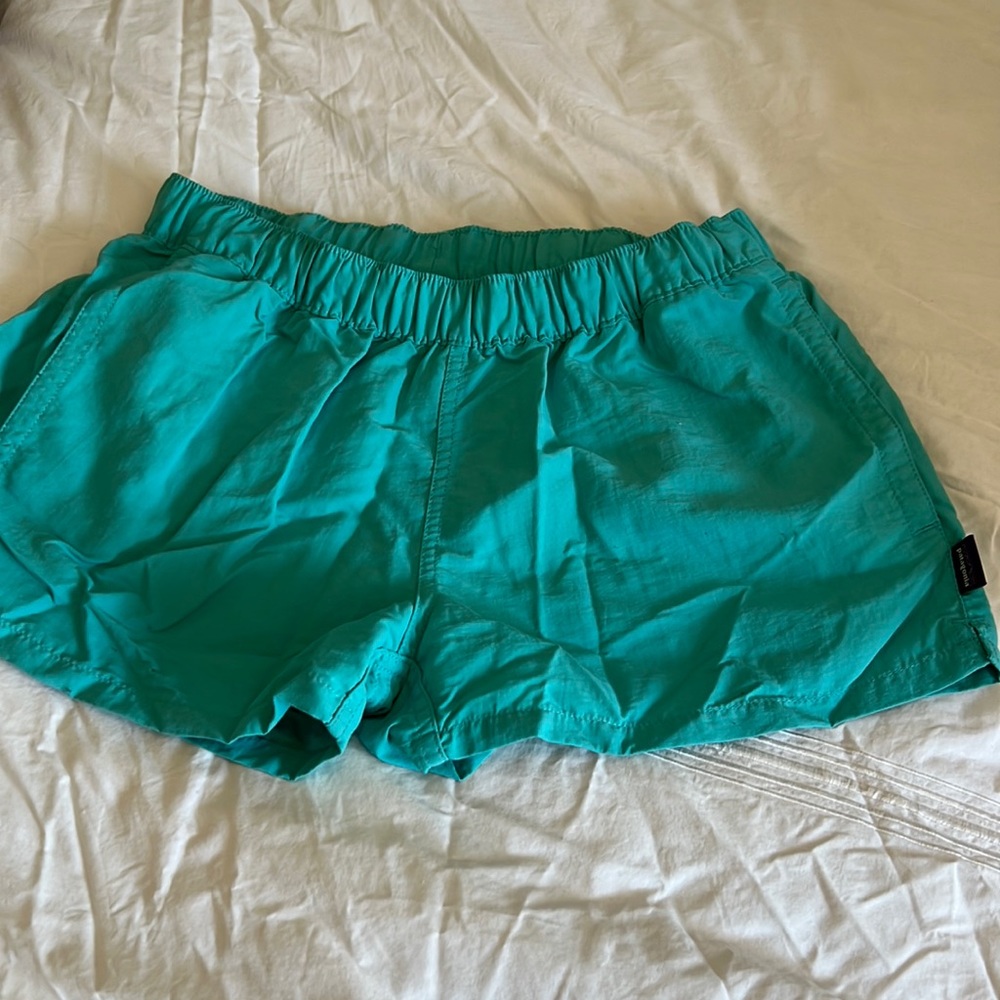 Teal Patagonia shorts